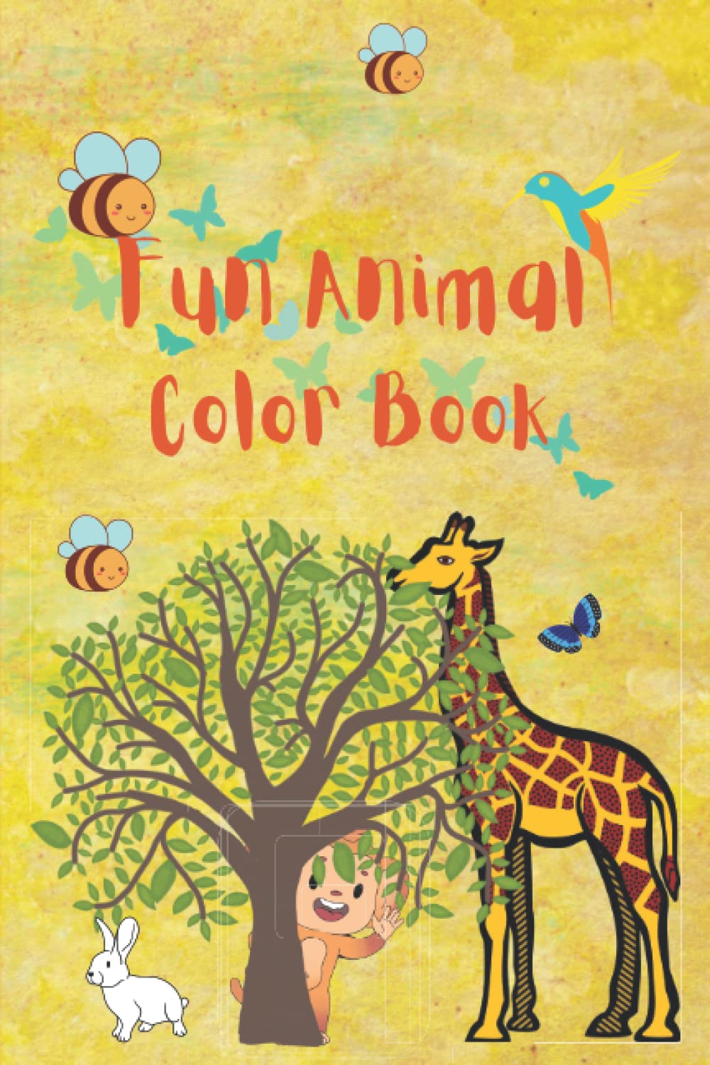 Fun Animal Coloring Book: Coloring Book