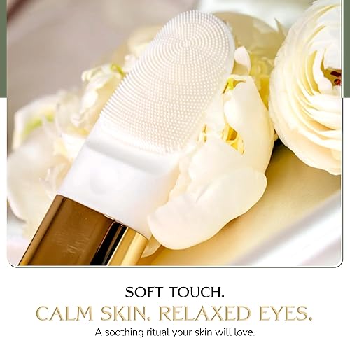 Miniatura 6 de DARCASE CRISTÁL - Un cepillo de limpieza facial de lujo. Doble función: limpieza profunda con cerdas de silicona y masaje ocular térmico