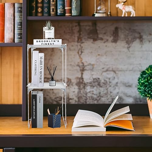 Miniatura 2 de Estante organizador de casillero apilable extra para casillero escolar, organizador de armario de almacenamiento, accesorios adecuados