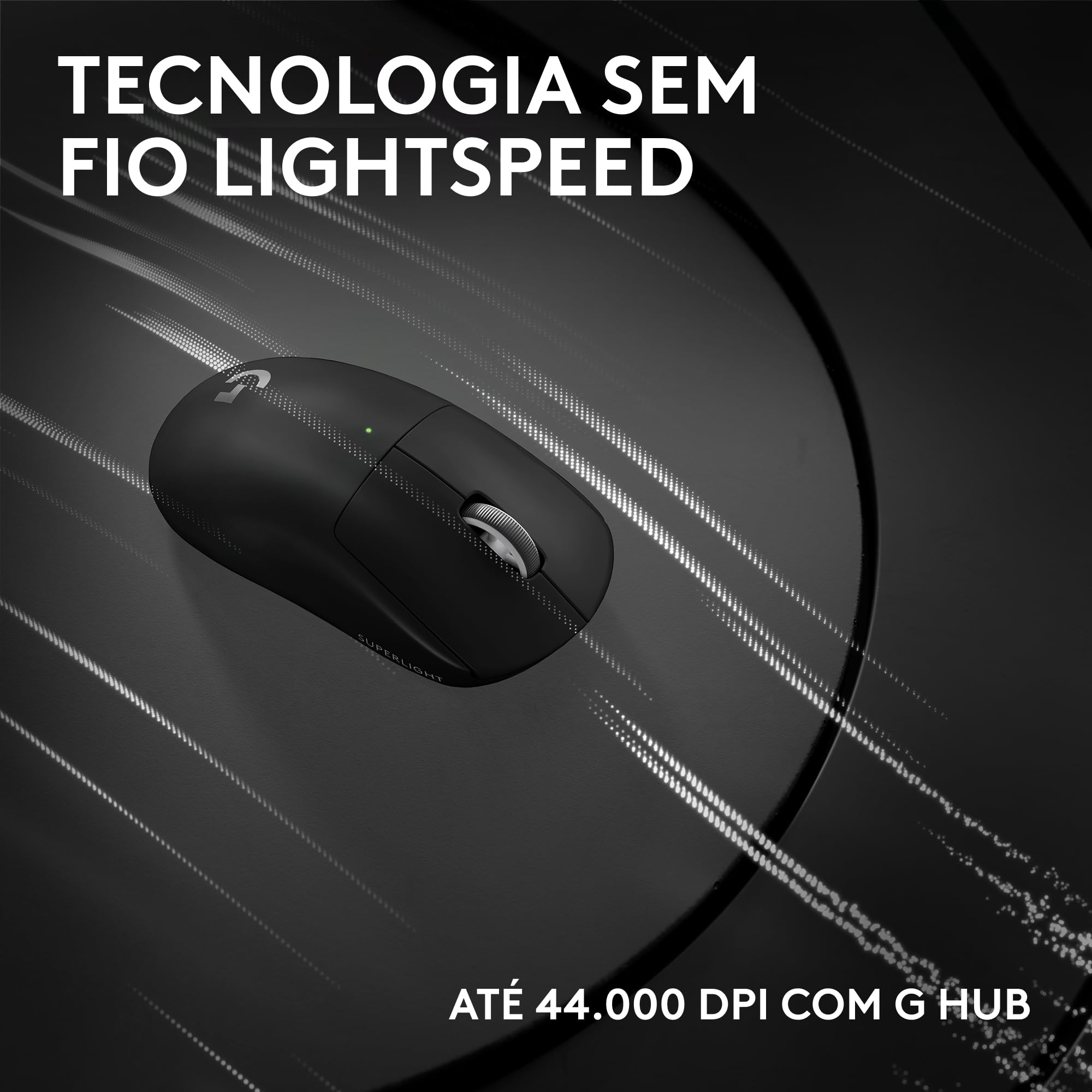 Mouse Gamer sem fio Logitech G PRO X SUPERLIGHT 2c, mouse compacto