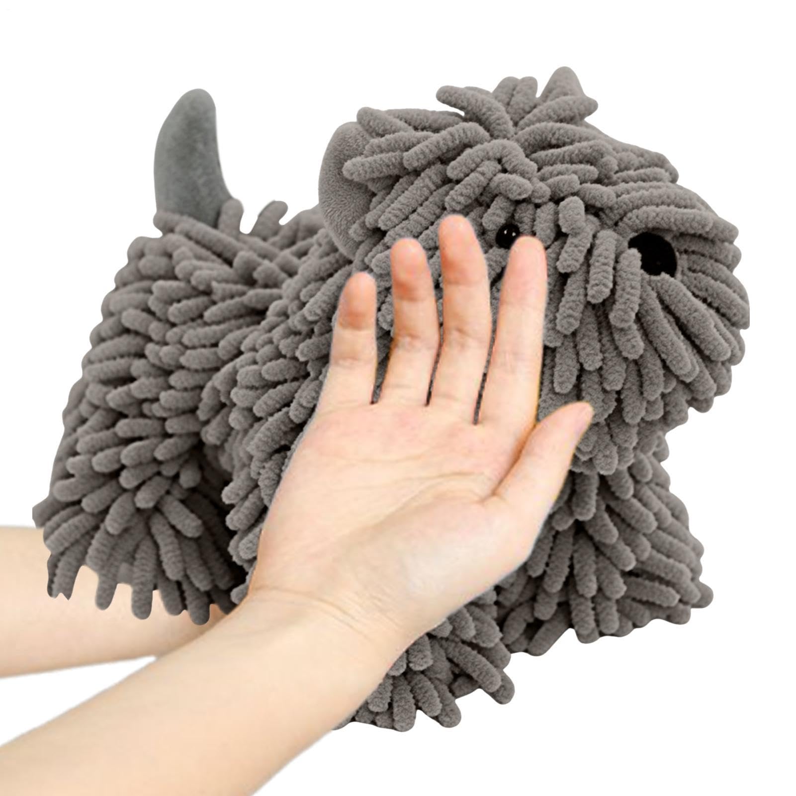 Toalla de mano de chenille: adiós a las manos húmedas con este diseño animado absorbente