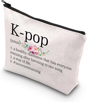 BDPWSS K-POP Makeup Bag K-POP Merchandise Gift K-POP Fans Gift Korean Drama Gifts K-POP Music Lover Gift K-Drama Lover Gift K-pop noun