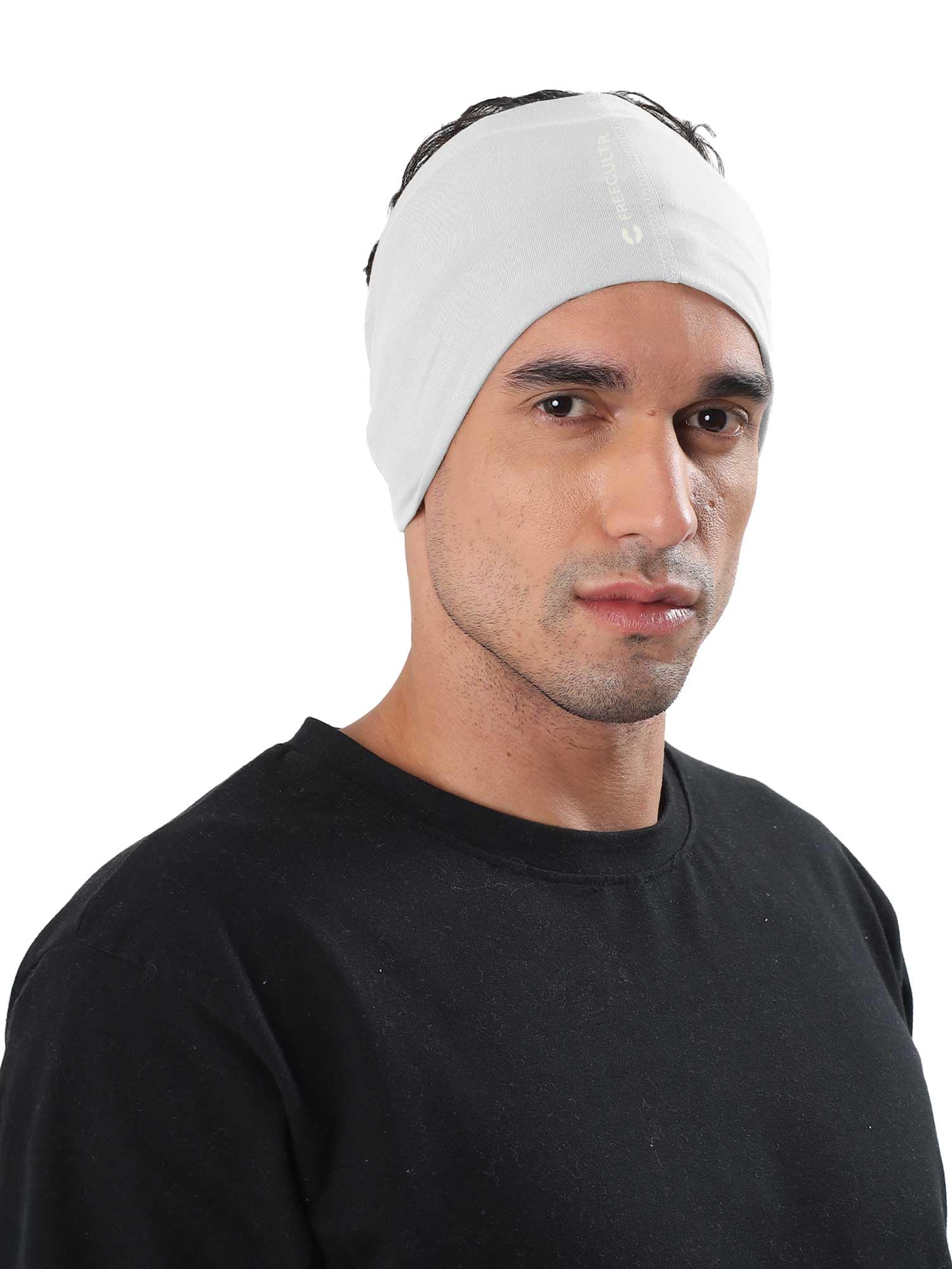 Unisex Bamboo Bandana – Antimicrobial, Ultra-Soft, and Comfortable. Breathable Multipurpose Headband and Face Mask for Dust Protection (Solid Color). 100% Try-On Guarantee.