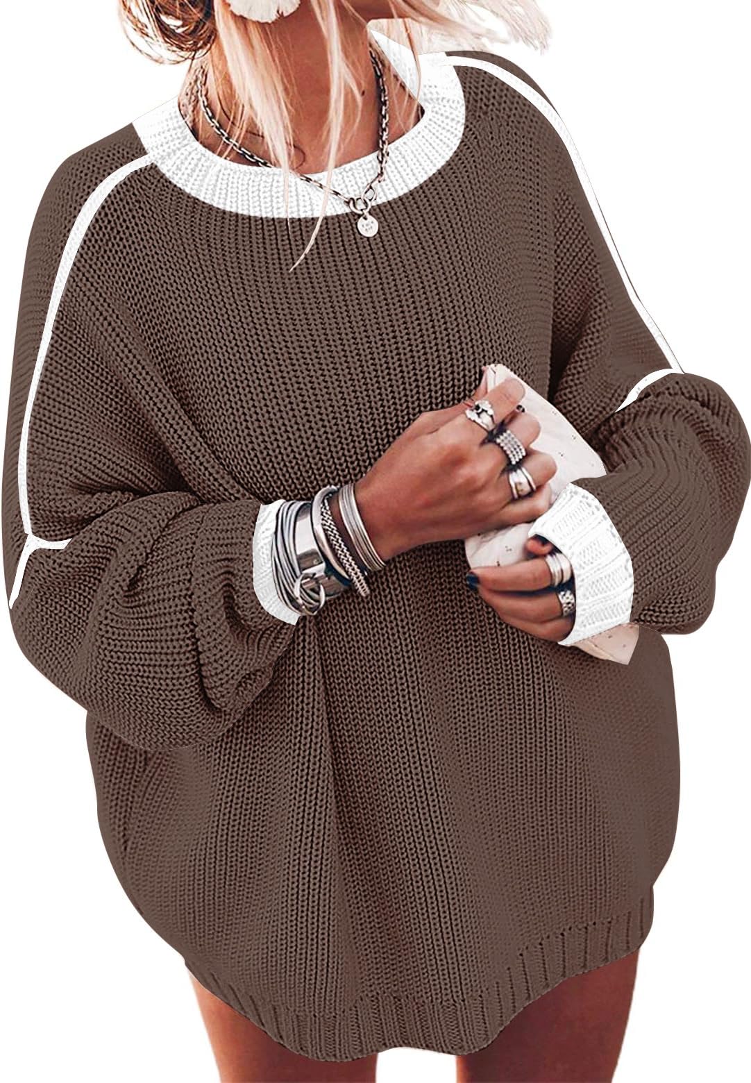 ETCYY Oversized Knit Pullover