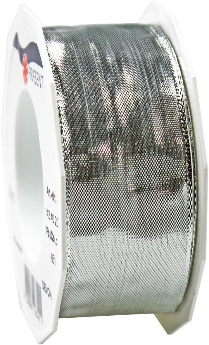 Morex Ribbon Devon French Wired Polyester/Metallic Ribbon, 1-1/2"" by 22 yd, Red (14240/20-609) image 2