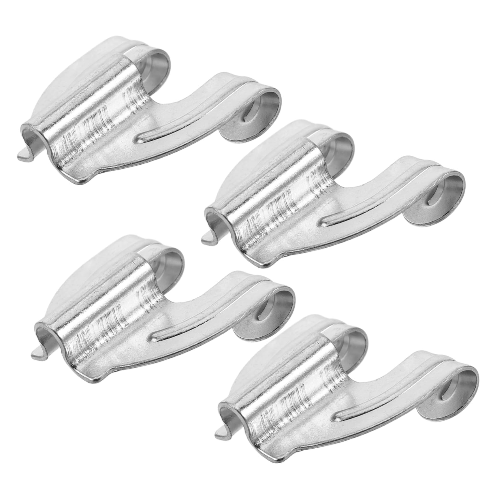 LIFKOME 4pcs Metal Claw Hooks for Snare Drum Bass Drum Claw Hook Assembly Easy Replacement