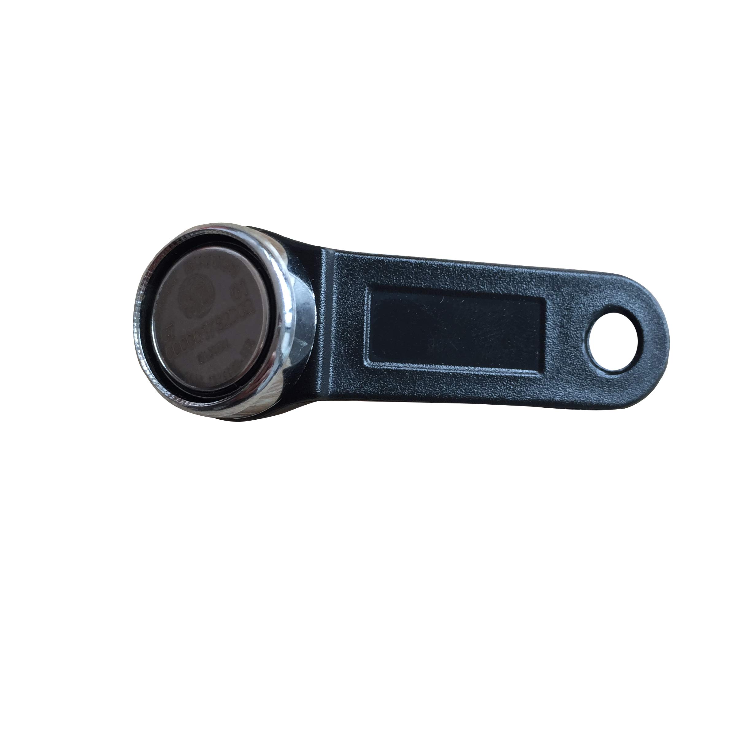 YARONGTECH 2x Black ibutton Dallas Key fobs with metal ring