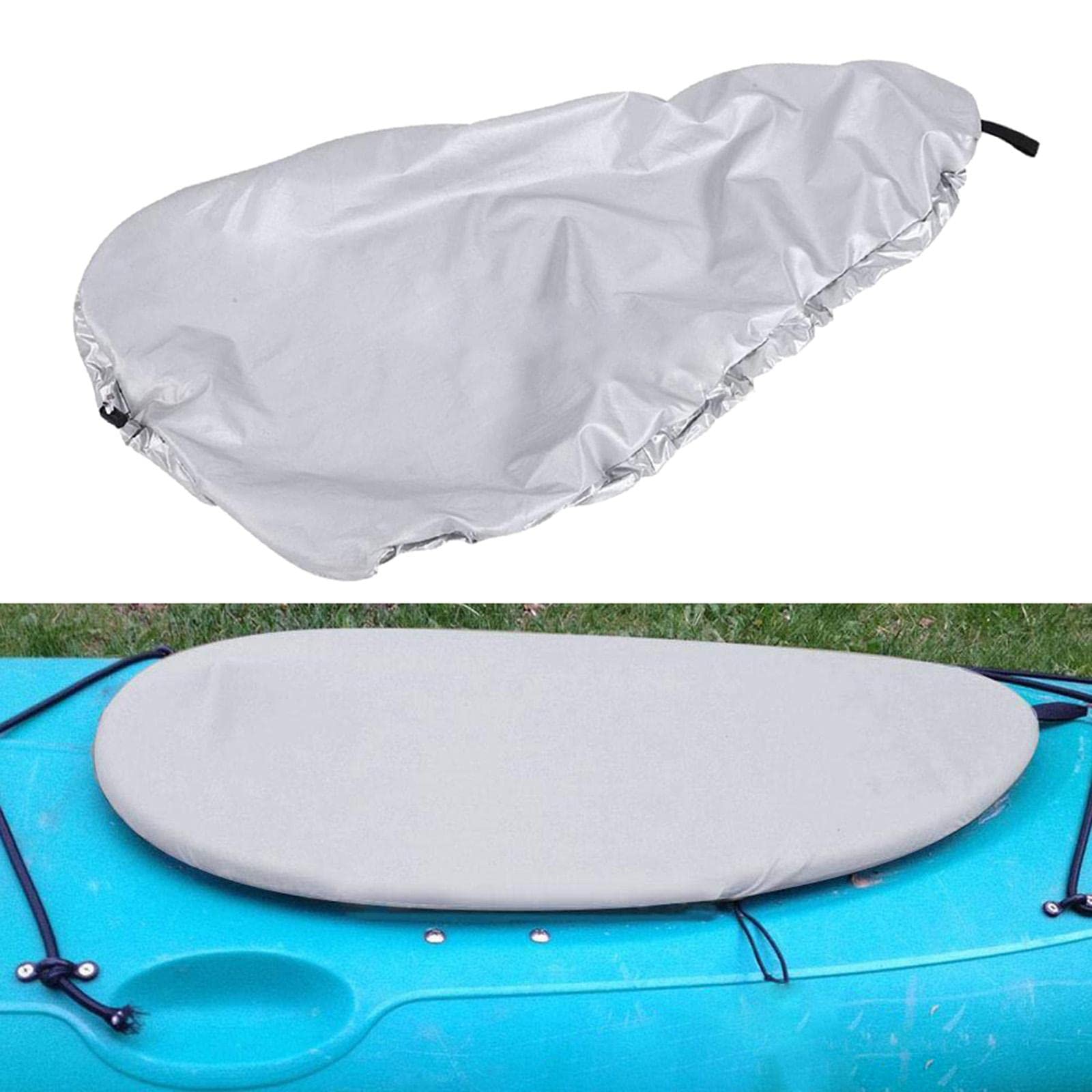 Amagogo Kajak-Cockpit-Abdeckung atmungsaktiv wasserdicht staubdicht Schild verstellbare Ruderschale Deckdichtung Schutz Indoor-Transport Aufbewahrungszubehör