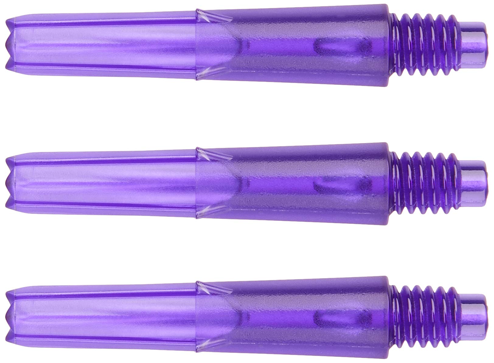 1 SET L STYLE L-SHAFT LOCKED STRAIGHT DART STEMS EXTRA SHORT 130 PURPLE — image 1