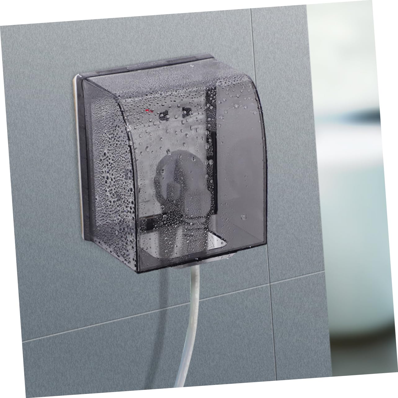 EXCEART 4 Set Coperchi Per Elettrica Impermeabili Da Protezione Per Outlet Da Bagno Copertura Autoaderente Per Elettrica Design Elegante E Pratico Facile Da Installare E Usare 2 Pezzi*4