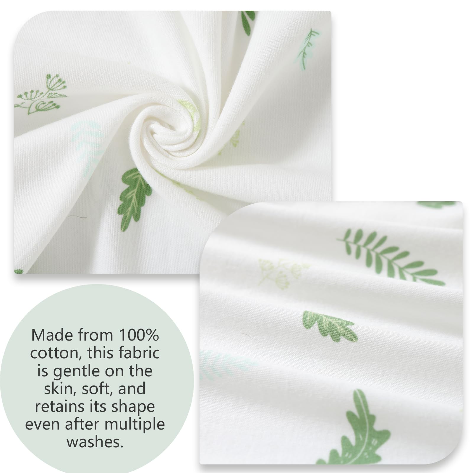 Sac de Nuit Bébé 0.5 TOG Convient aux Bébés de 90 à 100 cm -100% Coton | Couverture Portable Nouveau-Né à Double Fermeture Éclair | Matériau Doux