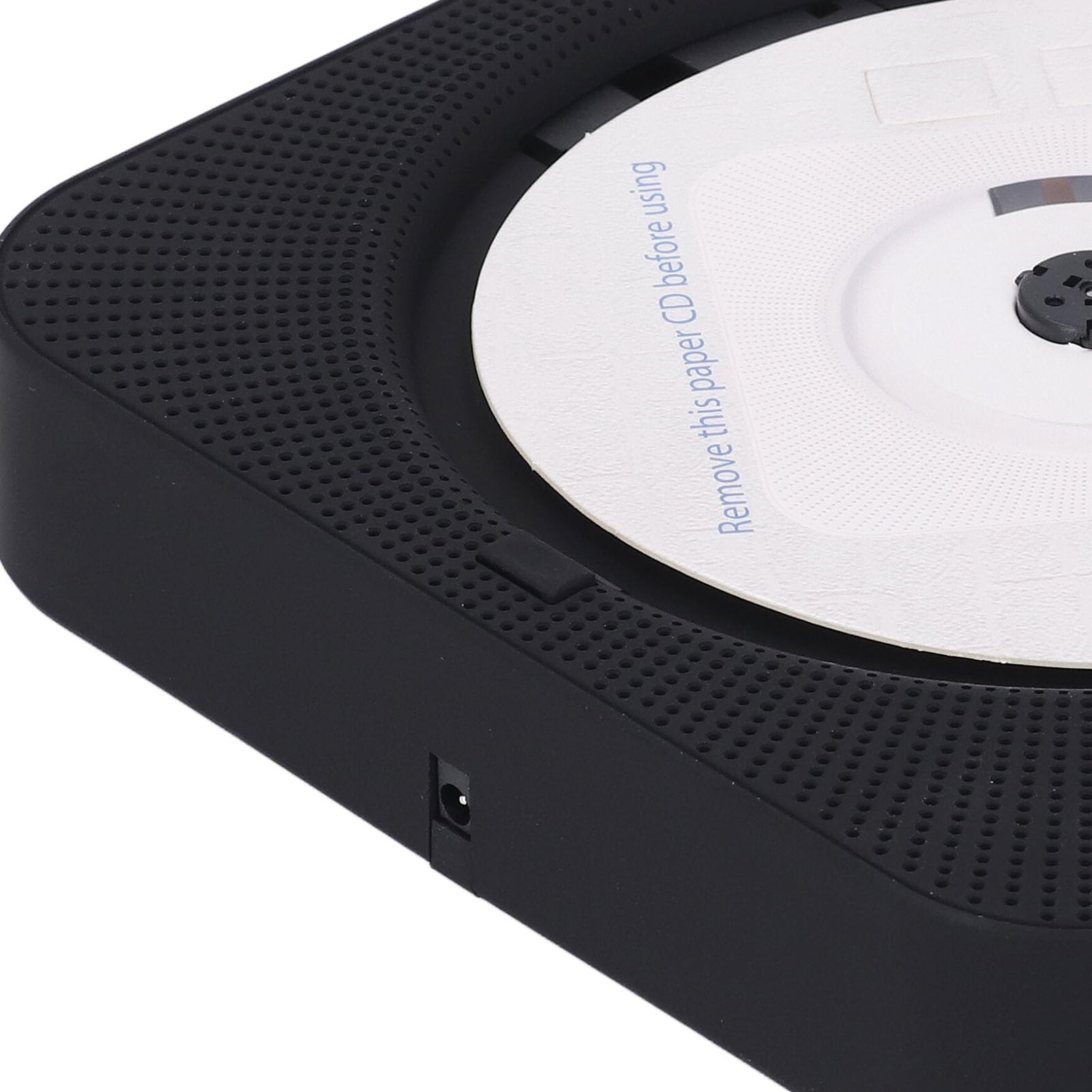 EMUKOEP Lettore CD Bluetooth Compatibilità Intelligente Portatile per Studenti Materiale Didattico Inglese Funzione di Ripetizione AB (Nera)