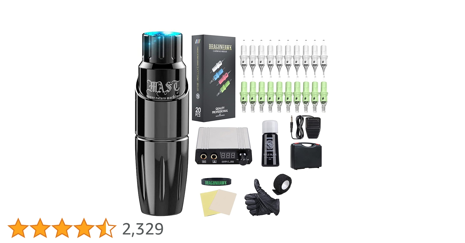 タトゥーマシン Dragonhawk ワイヤレス 黒 フルセット Amazon.com: Dragonhawk Tattoo Gun Kit Wireless Tattoo Machine