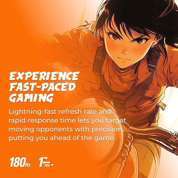 Monitor Gaming 27" QHD 2560x1440 180Hz 1ms miniatura 2