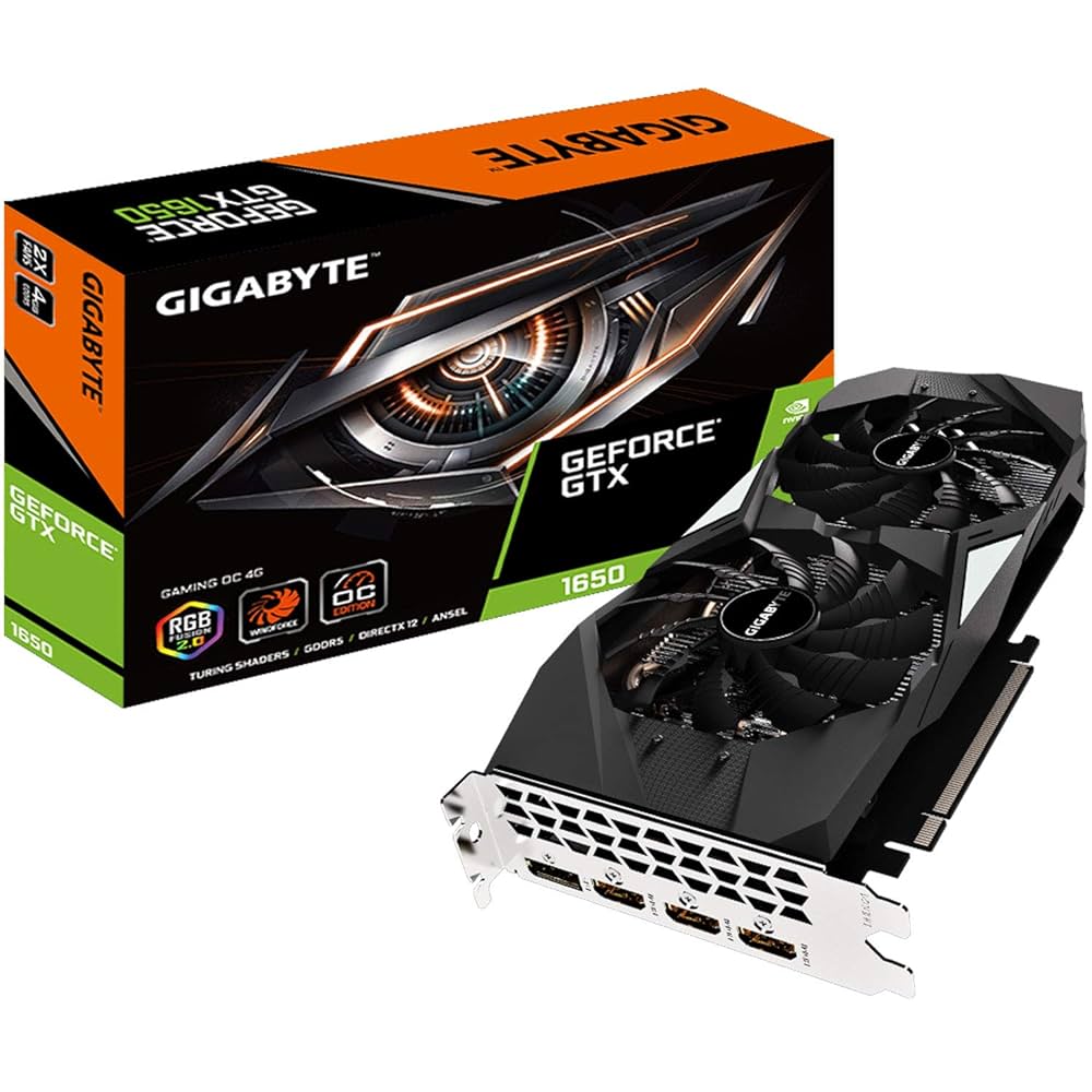 GIGABYTE GTX 1650 4GB グラフィックボード Amazon | GIGABYTE GeForce GTX 1650 ゲーミング OC 4G