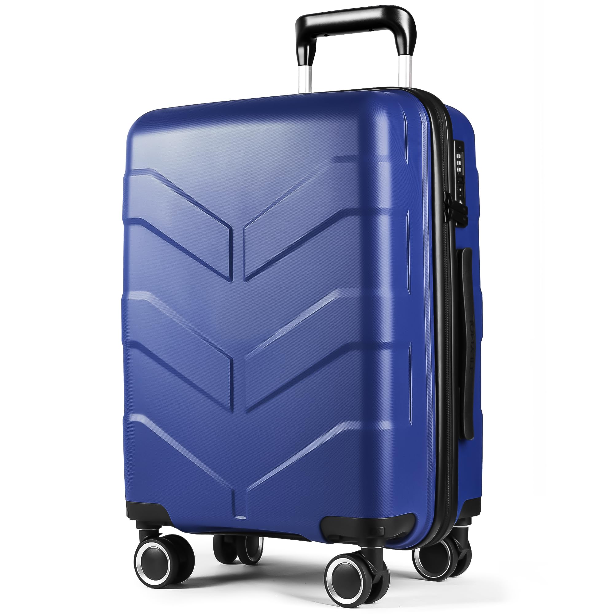 TILYMOL Hardside Carry On Luggage 22x14x9 Airline Approved with Spinner Wheels, Lightweight 20-inch Carry-On Suitcase for Men & Women, Blue