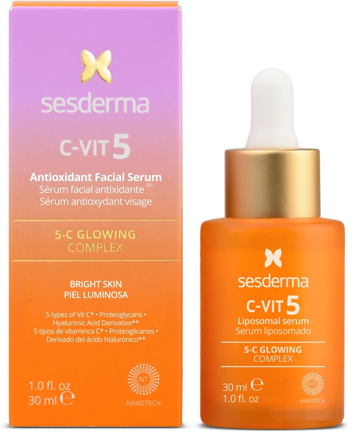 C-Vit Liposomal Serum 30ml - Hydrating Vitamin C Serum for Face - Anti Aging Serum - Grade Skincare - Radiant and Youthful Skin - Cruelty Free Formula