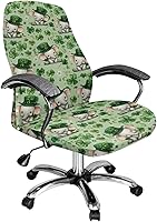 Vista 30 de Xoenoiee Fundas para silla de oficina con estampado de rayas de tigre, funda elástica para silla de juegos de computadora, fundas universales