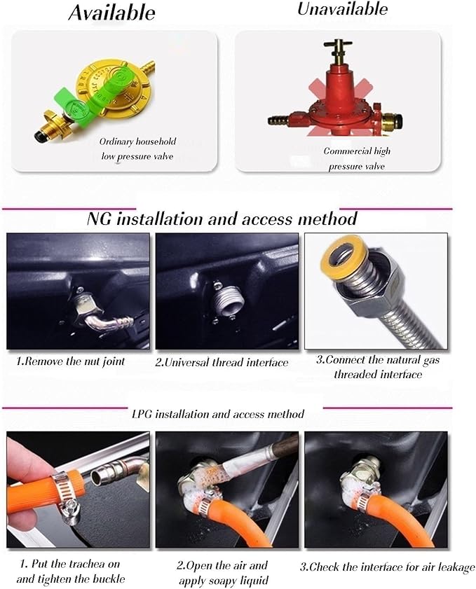 Estufa de Gas Empotrable 4.5 Puestos 43 cm con Temporizador y Protección miniatura 8