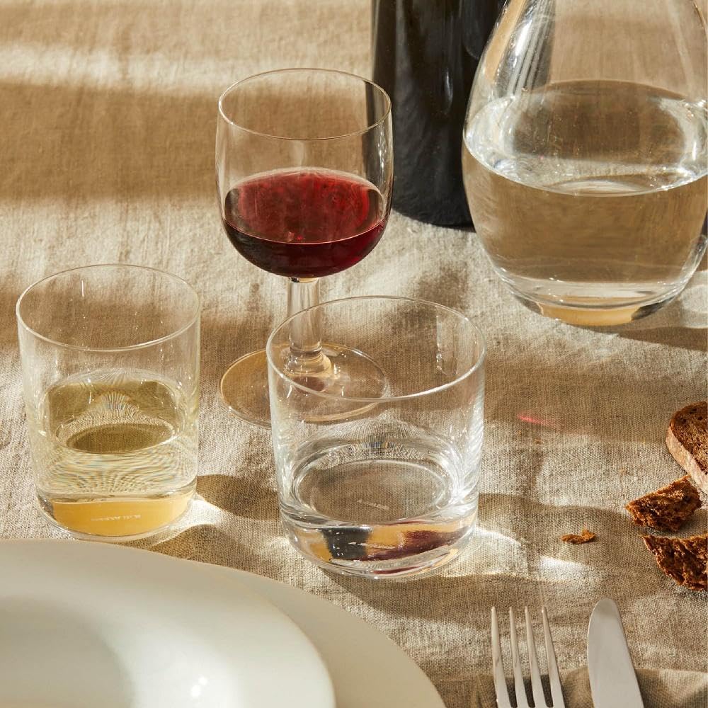 Amazon.com | A di Alessi 3-1/4-Inch Glass Family Water Glass