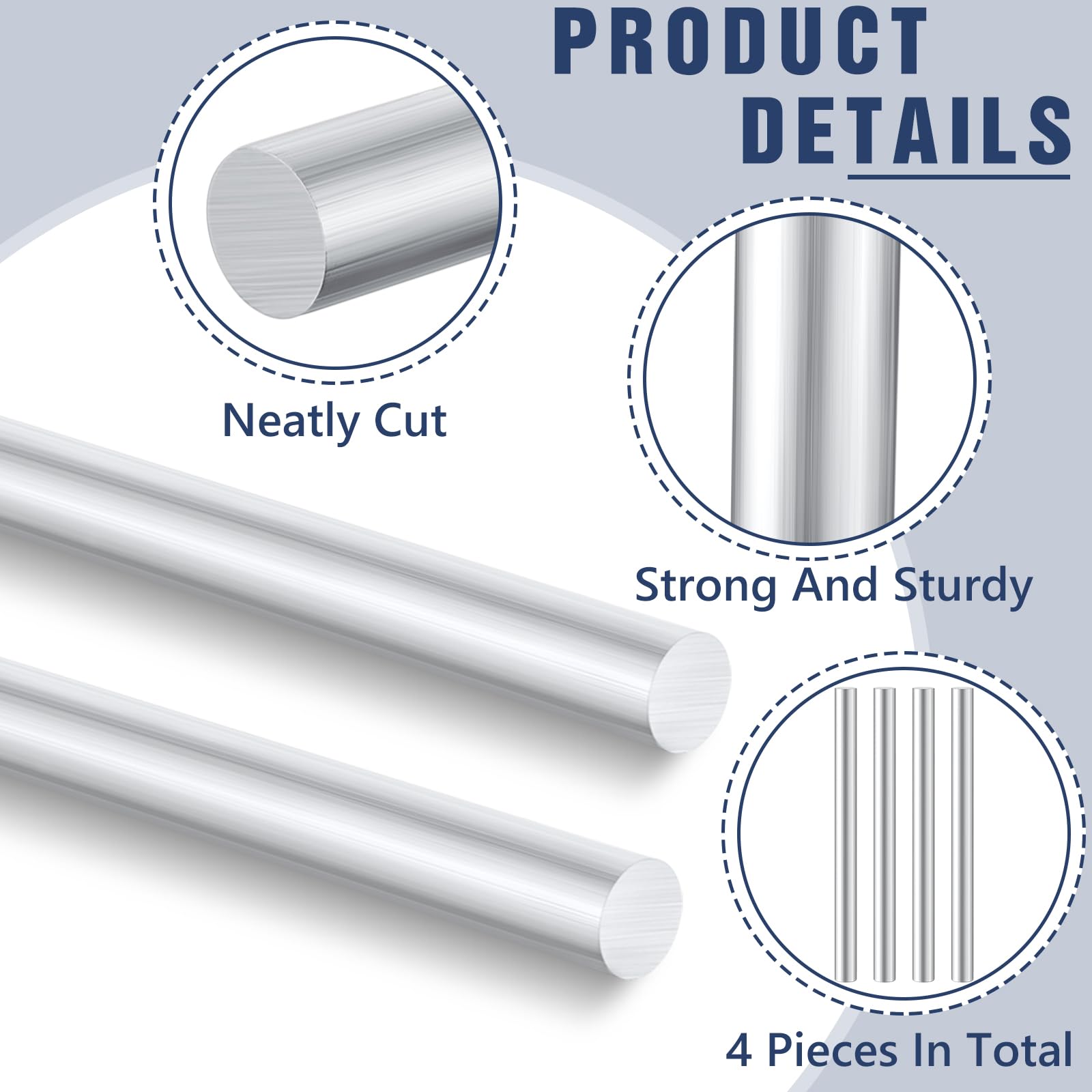 X-TAGE PURE ALUMINIUM【ROUND M】 Aluminum Rod & Round Bar - Cut to