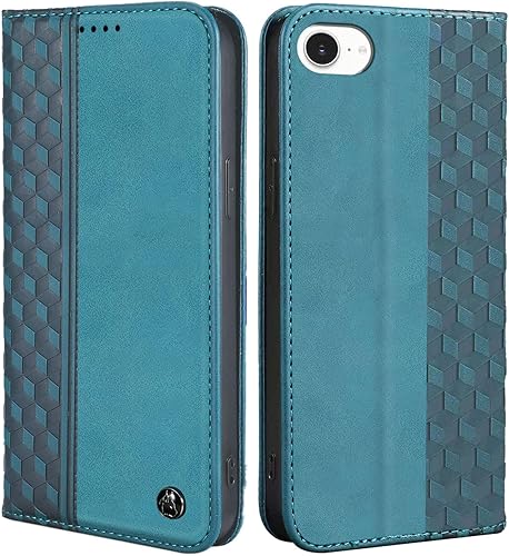 Miniatura 9 de Funda tipo cartera para iPhone 12/12 Pro de 6.1 pulgadas - [Fuerte magnético] Funda de piel sintética con tarjetero y función atril para teléfono