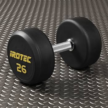【送料込】ivanko ラバーダンベル26kg単品　タフスタッフ アイロテック 送料込】ivanko ラバーダンベル26kg単品 タフスタッフ