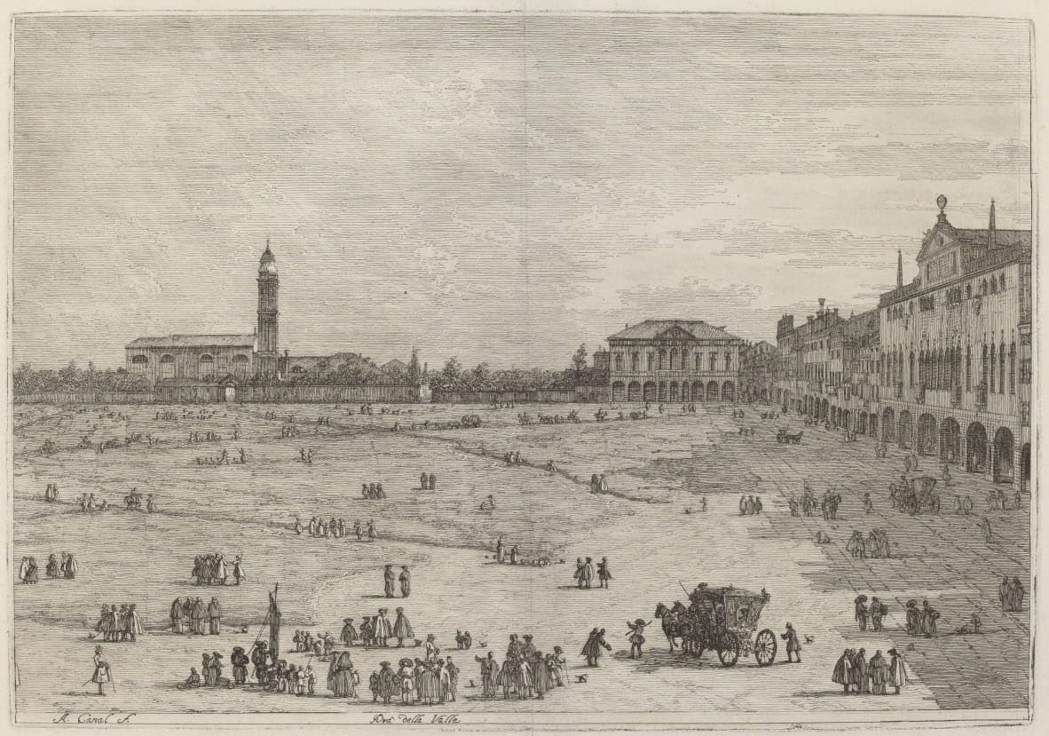 Cuadro de Canaletto en lienzo de 60x90cm para transformar paredes vacías 5