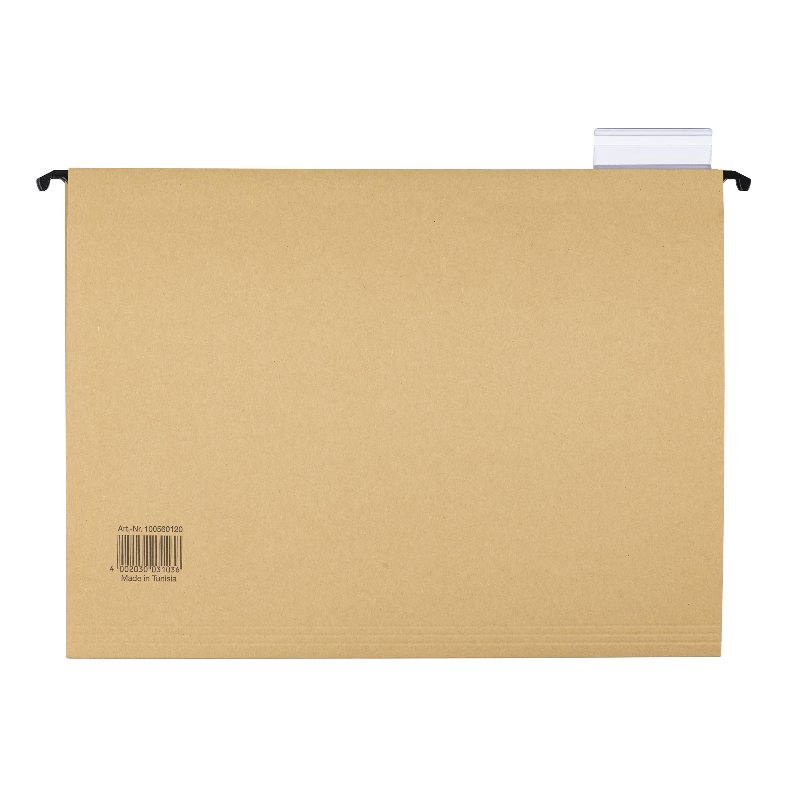 Limit Cartelline sospese per formato A4, apertura laterale, 25 pezzi, colore marrone naturale
