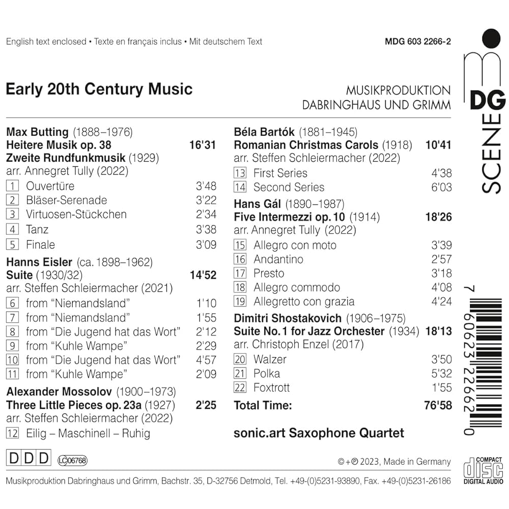 Amazon.co.jp: Early 20th Century Music: ミュージック