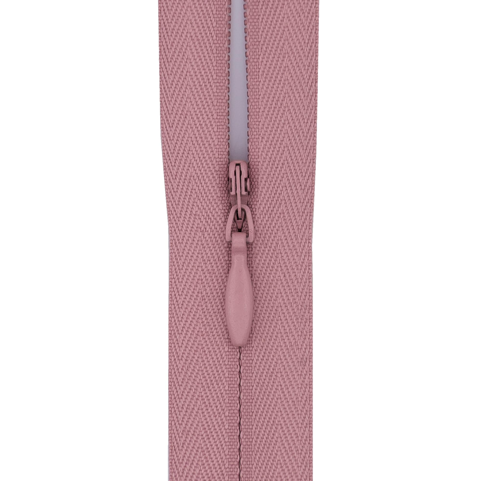 Y-Connection Muted Mauve Pink #3 Invisible Zips, 2 Pack, 14 Inch,