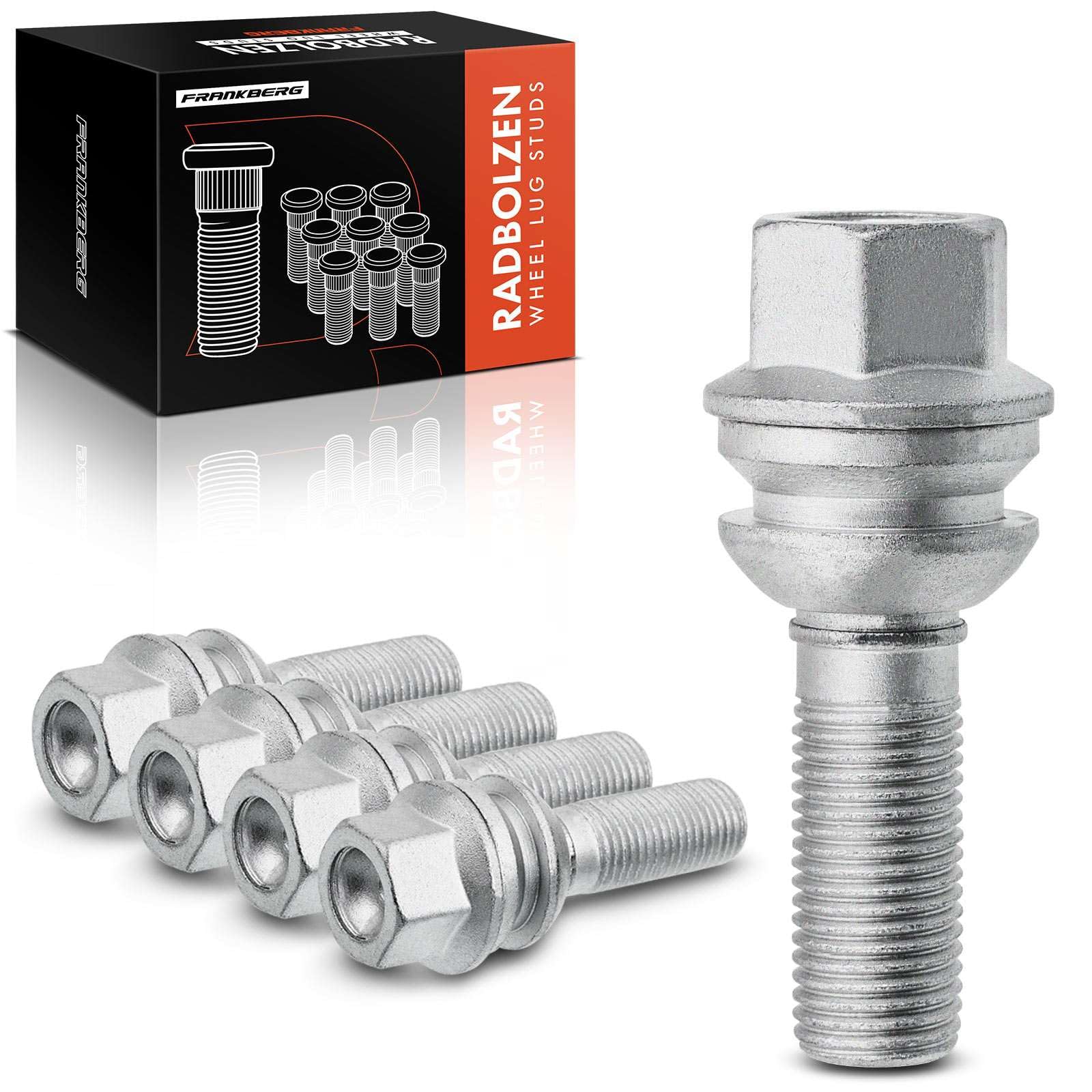 Frankberg 5x Bulloni per ruota Vite ruota M14x1.5 Compatibile con Q7 Transporter V 2002-2026 WHT004676