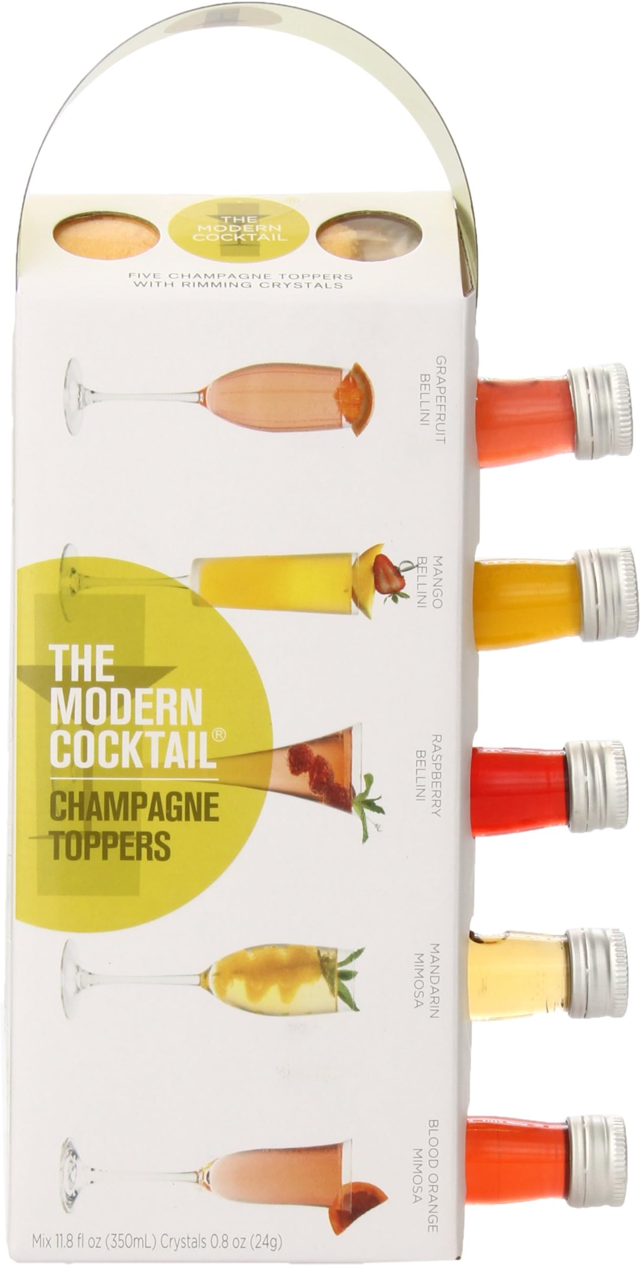 The Modern Cocktail Toppers Variety Pack, Champagne, 11.8 Ounce