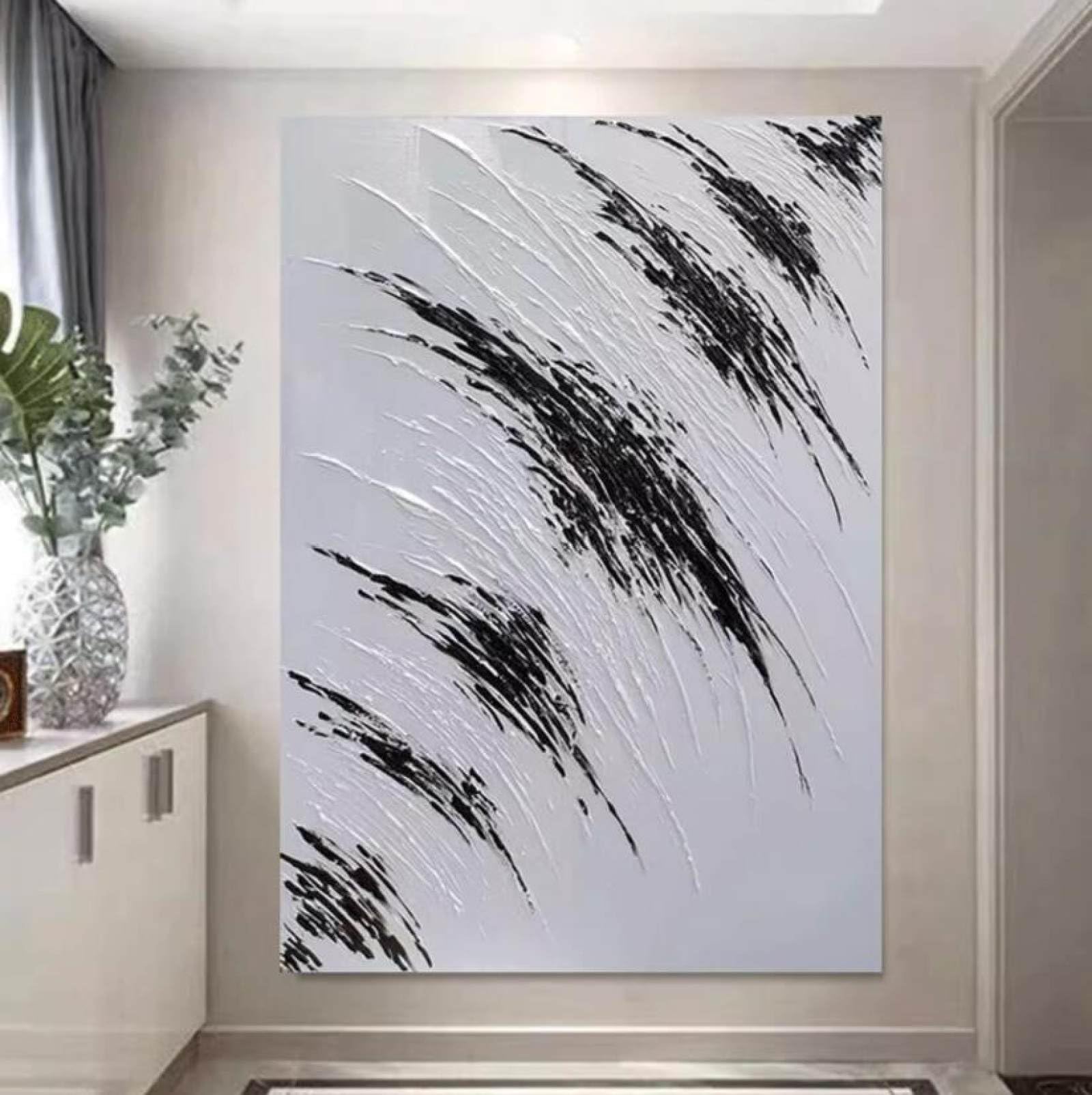 Peinture à l'huile sur toile peinte à la main pour sublimer votre foyer