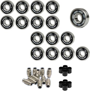 Amphetamine Roller Hockey Bearings Inline Skate Speed KIT Ceramic Gold