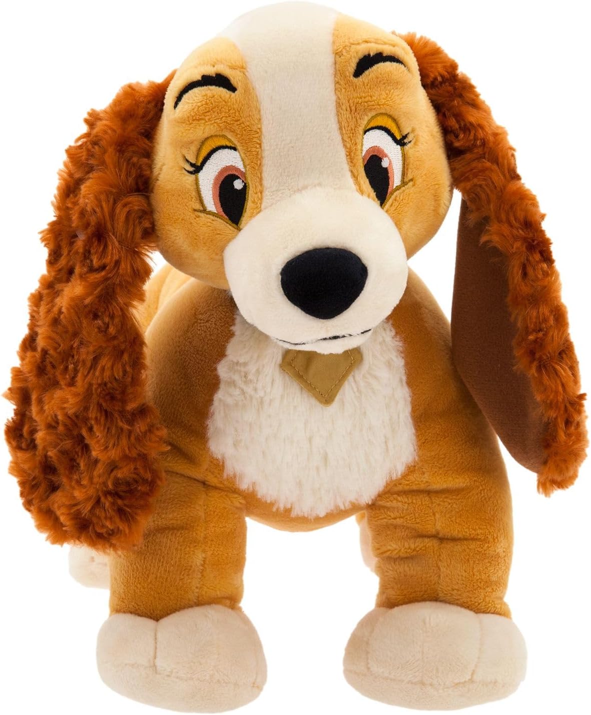 Disney Store Official Lady Plush from 'Lady and The Tramp' - 11-Inch Soft Toy - Classic Romantic Tale Memory, Cuddly Design Romance & Animated Film Fans