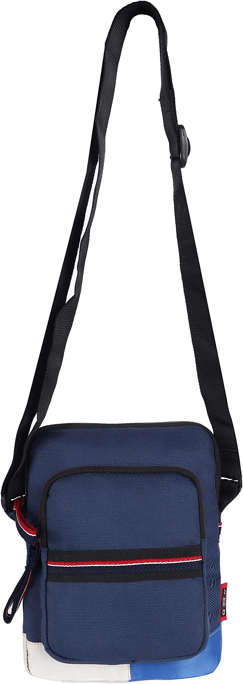 2L Small Box Messenger Bag/Water Resistant Sling Bag/CrossBody Travel Bag (Navy Blue)