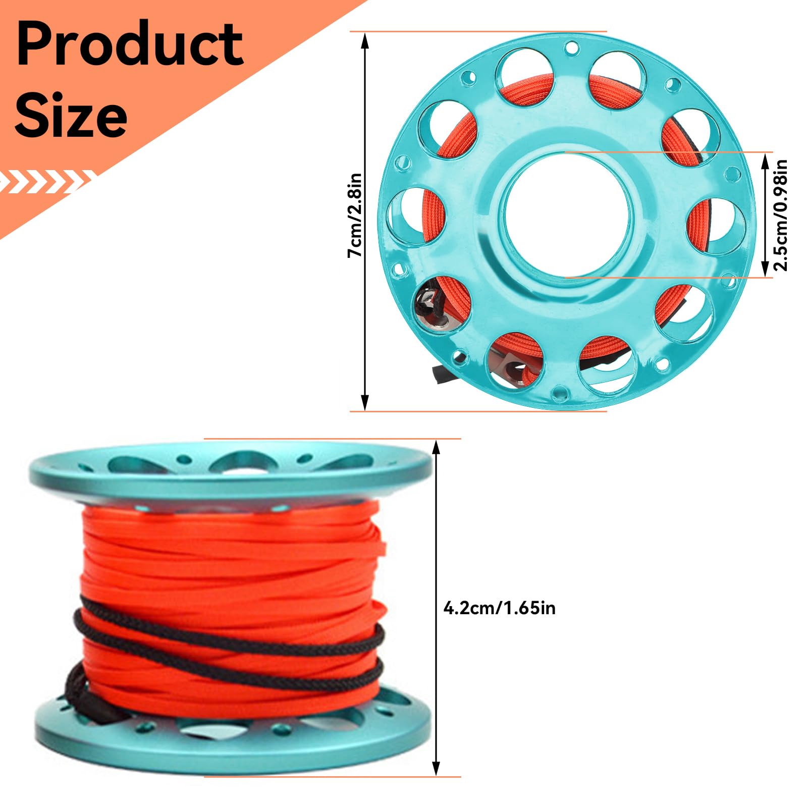 CO20665-MATERIEL ENTRETIEN MANUEL.Moulinet De Plongée Sous Marine En