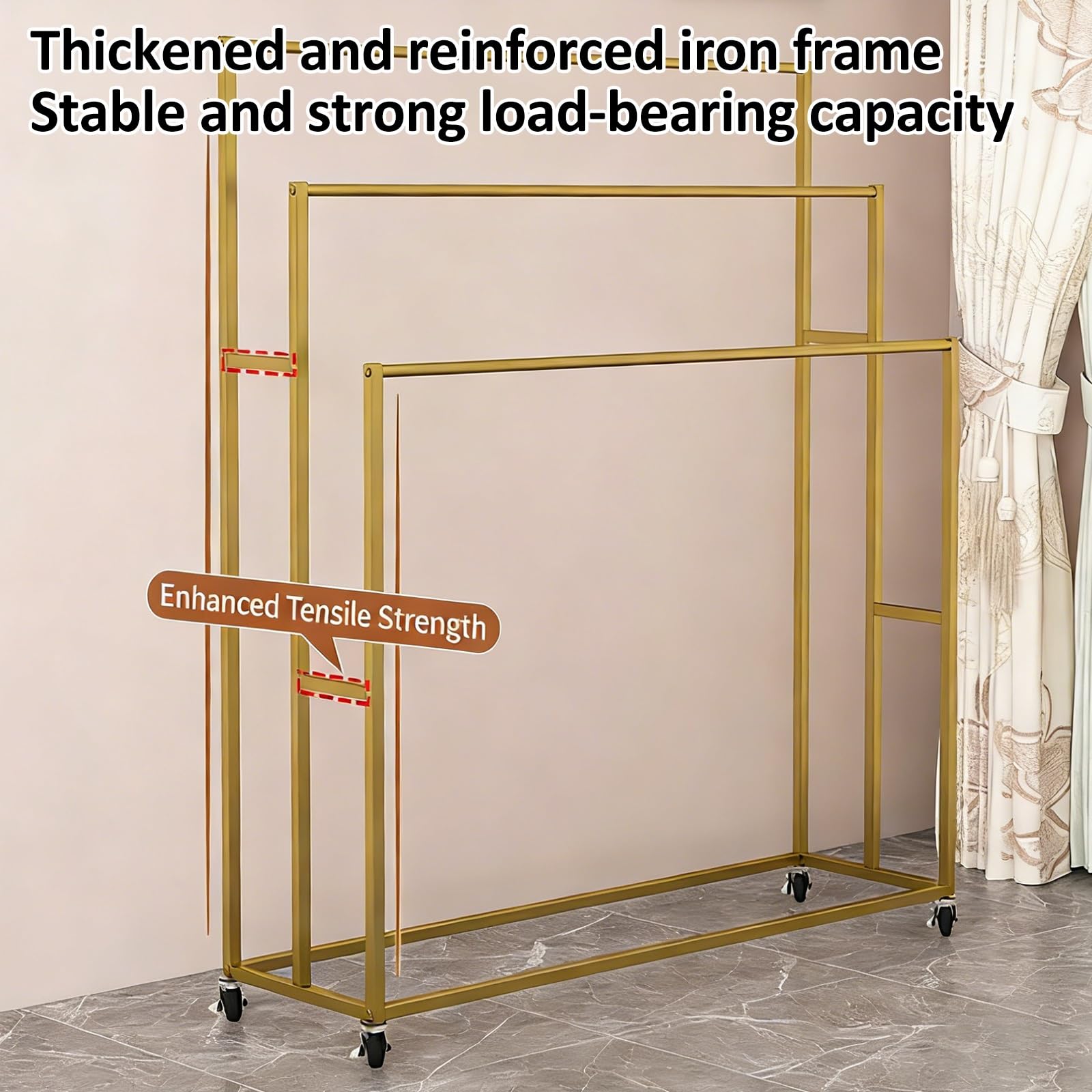 Freistehendes, doppelseitiges Stoffrollen-Aufbewahrungsregal aus Metall, Textilpräsentationsständer für Boutiquen und Ausstellungen, Weiß, 150 x 30 x 150 cm – Robuster und stilvoller Organiz