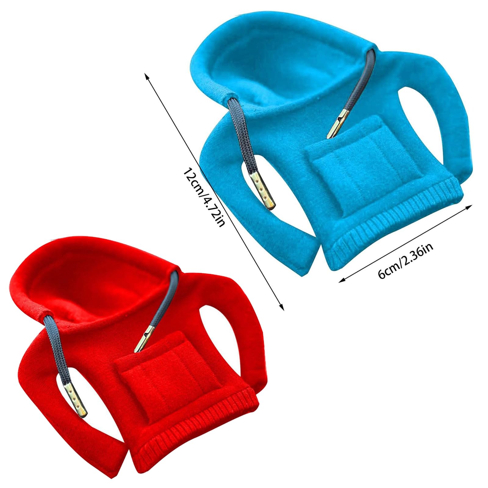 Virtcooy Felpa con Cappuccio con Poello del Cabio per Auto, Copri