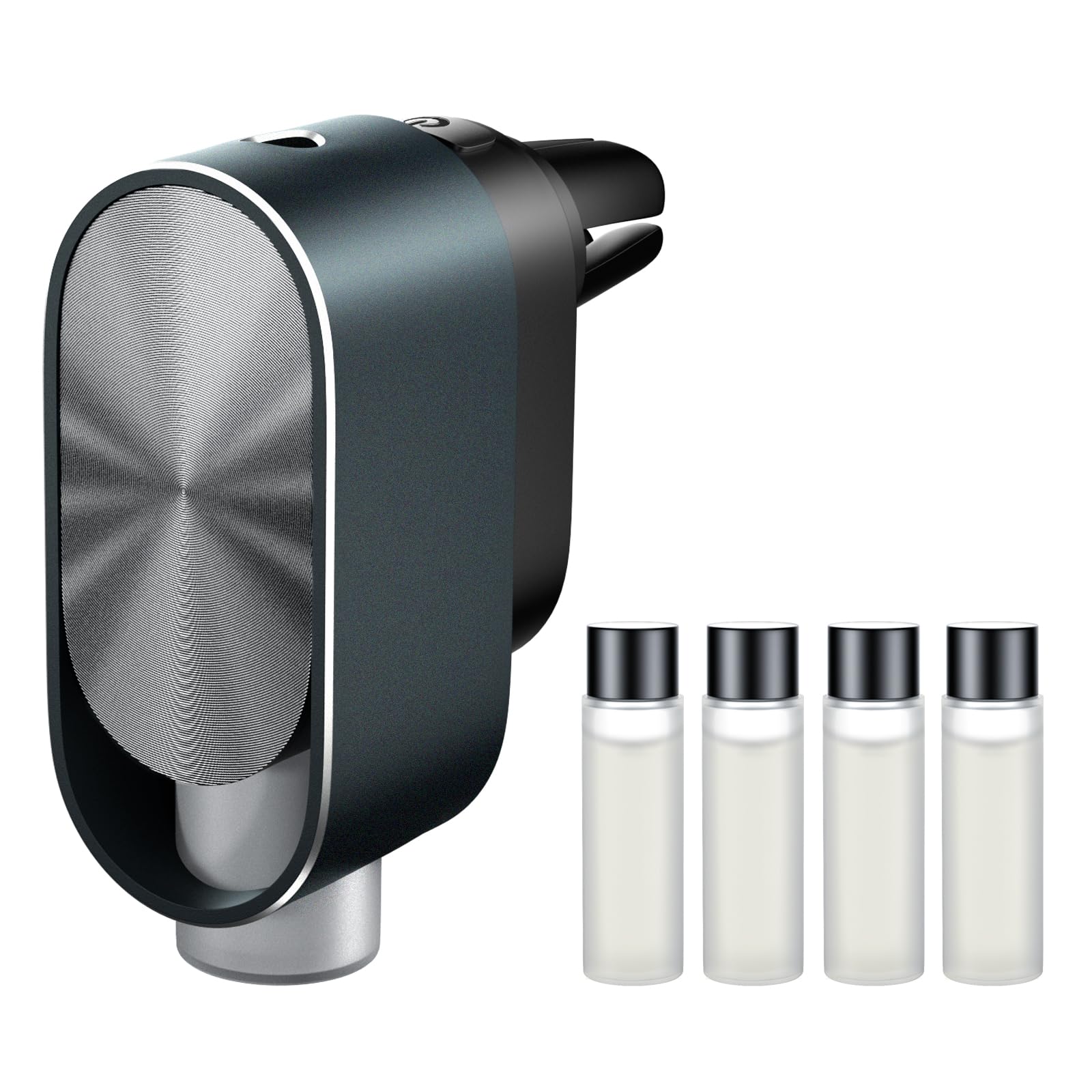 Smart Car Air Freshener Diffuser - Rechargeable Car Diffuser with 3 Modes, Ultrasonic Aroma Diffuser with 4 Essential Oils, Long-Lasting Freshener for Women and Men