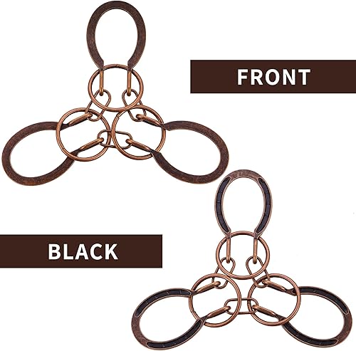 Miniatura 3 de Rompecabezas de rompecabezas  Juego de rompecabezas de metal fundido de herradura de desbloqueo, caja de rompecabezas de enclavamiento mental,