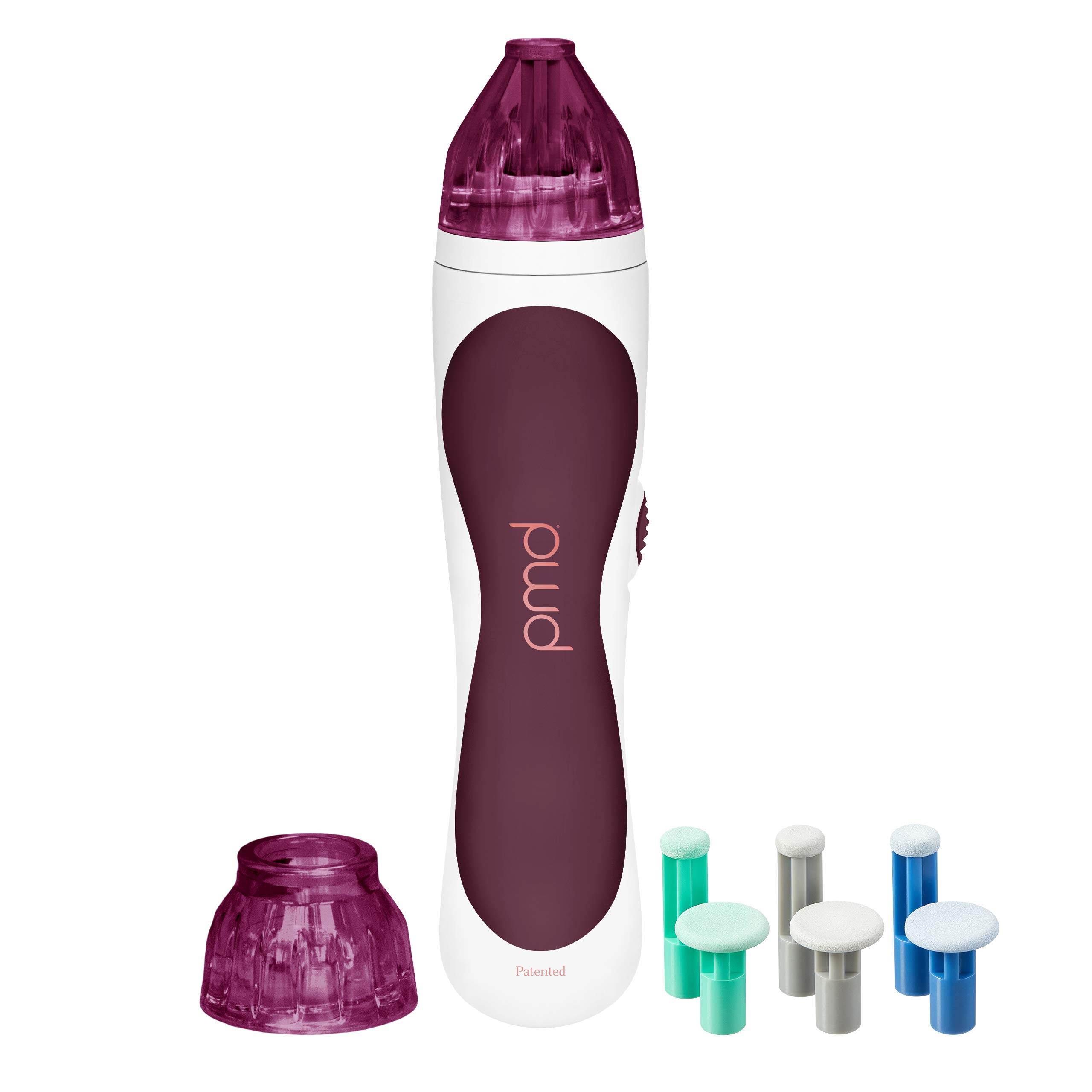 PMD Beauty Personal Microderm Classic - At-Home Microdermabrasion Machine with Kit for Face & Body - Exfoliating Crystals and Vacuum Suction for Fresh and Radiant Skin, Berry,1001-iBerry