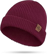 Vlazom Women's and Men's Knitted Hat with Thickened Warm Winter Unisex Hat for Outdoor Running Hiking Travel Skiing