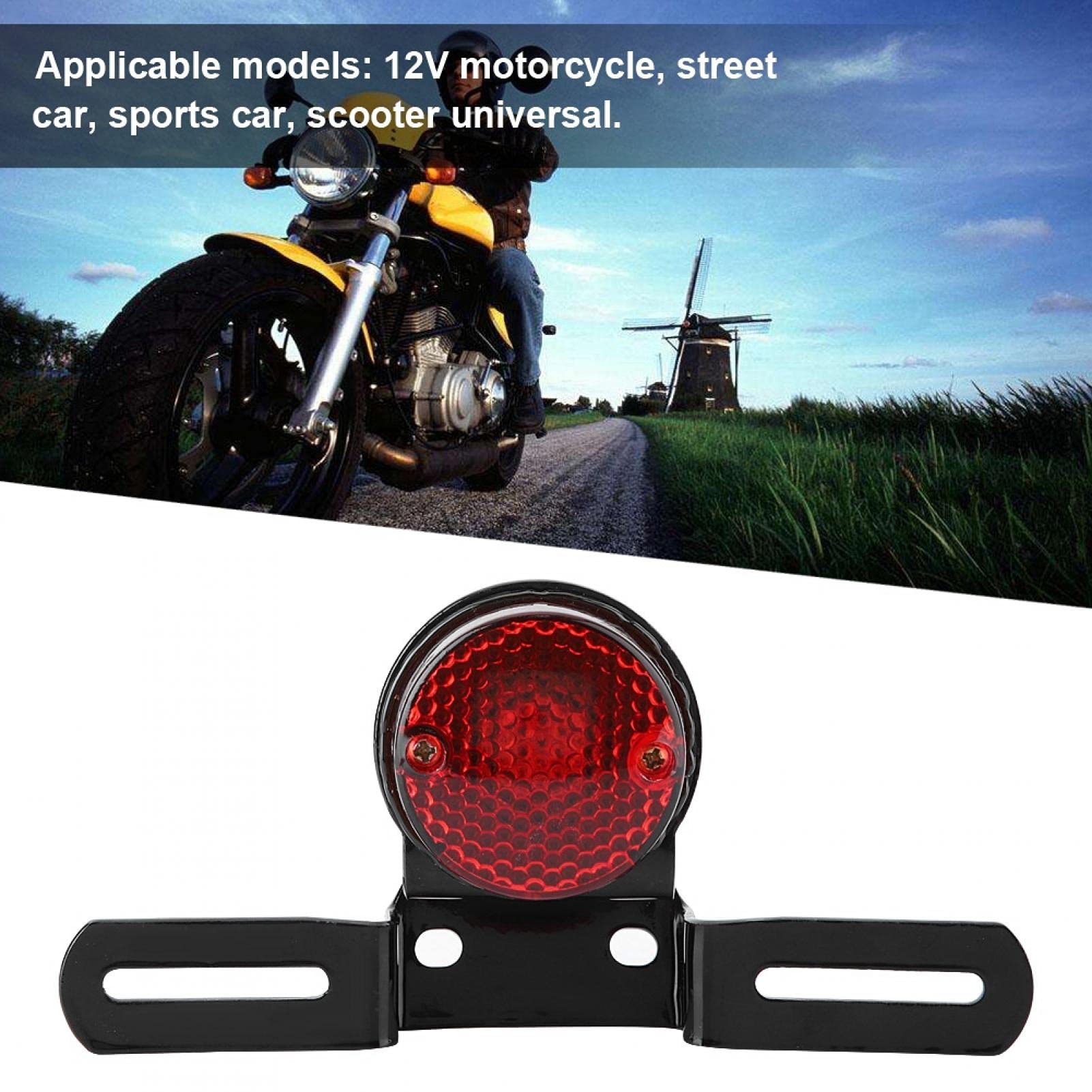 Moto LED Feu ArrièRe Signal Couleur Changeante LumièRe pour Vespa Spint