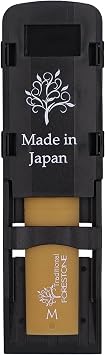 Forestone Traditional Synthetic Tenor Saxophone Reed - French Filed Cut with Hybrid Bamboo Material - Robust and Clear Sound Profile - Long-Lasting - Made in Japan Medium