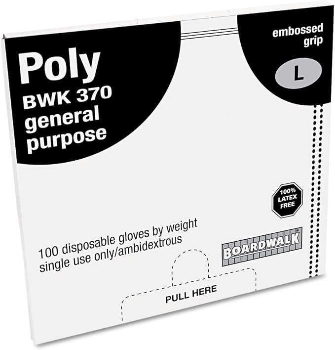 Disposable Food handling Gloves, large, 1000 Box/carton (729661100392)