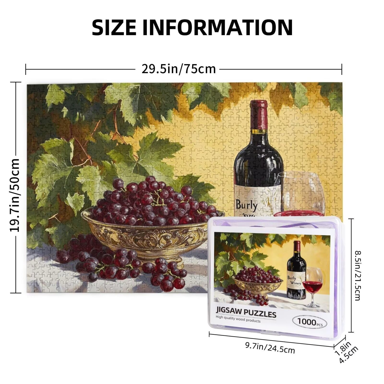 Cuisine Puzzle 5000 Pièces Adultes Puzzle Fruit Motif Design avec Emballage Cadeau pour Cadeau Femme, Activité Familiale Stimulante Débutants pour Decoration Chambre Murale Maison 105 x 156 cm -66Y