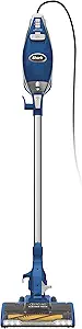 Shark HV343AMZ Rocket Corded Stick Vacuum with Self-Cleaning Brushroll, Lightweight & Maneuverable, Perfect for Pet Hair Pickup, Converts to a Hand Vacuum, with Crevice & Upholstery Tools, Blue/Silver