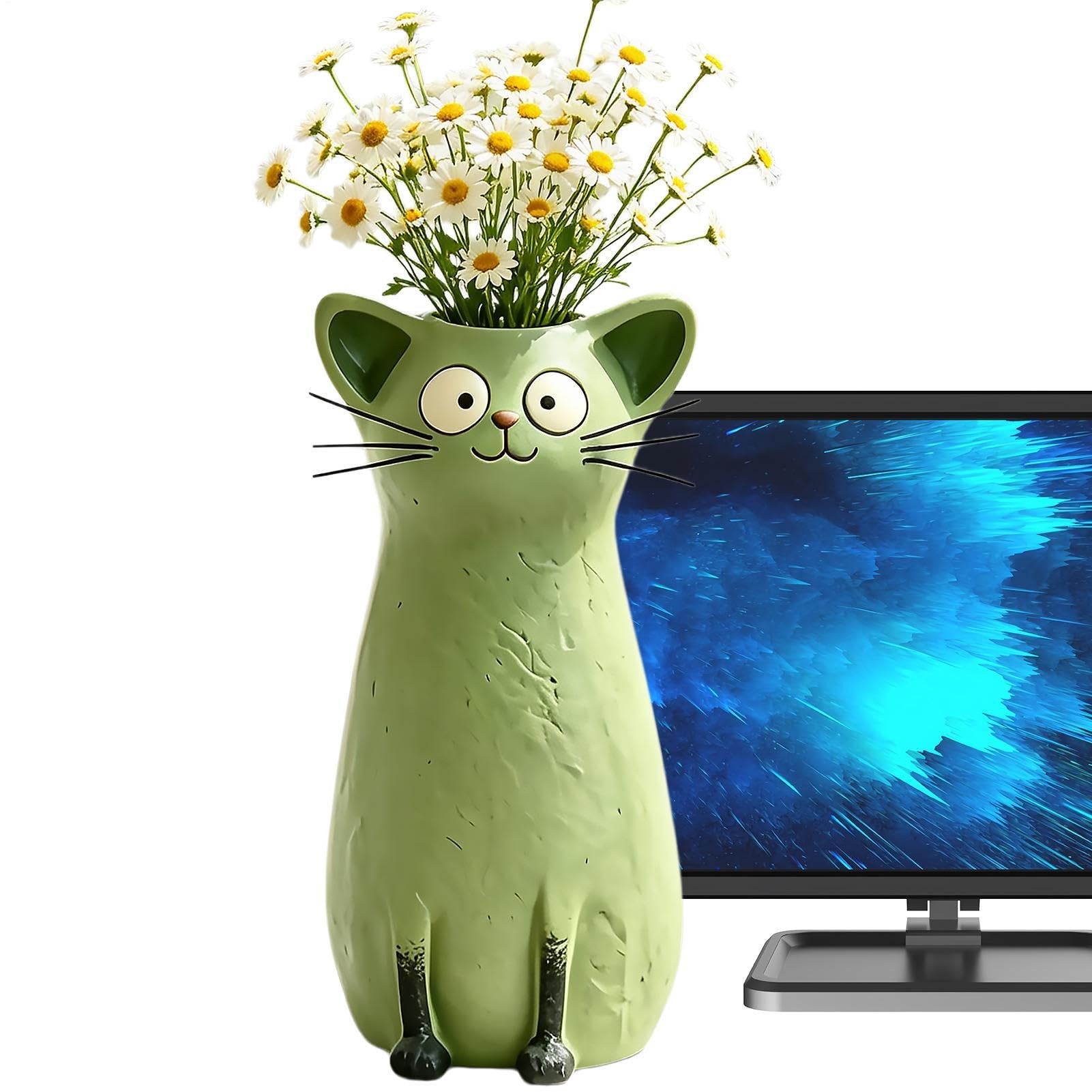 Vase en résine rigolo idée cadeau originale pour les bouquets